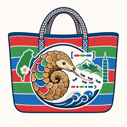 OpenFormosa tokenizer — Formosan pangolin woven-bag icon